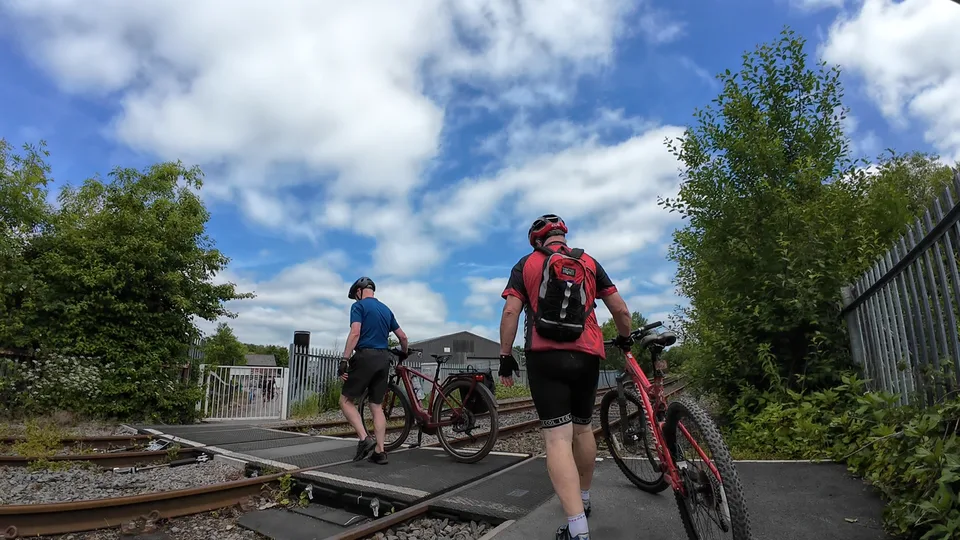 Railway Crossing at Sankey